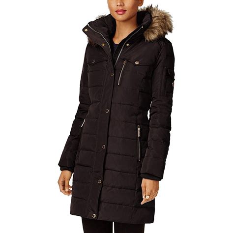 MICHAEL Michael Kors Women's Hooded Puffer Coat 